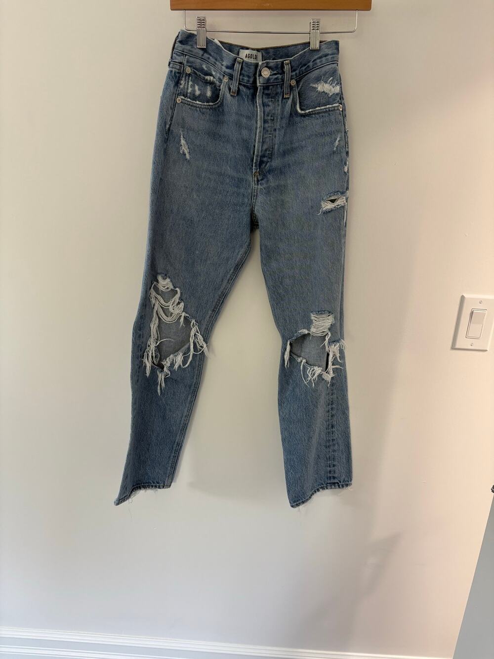 AGOLDE 90's Jeans DIstressed Size 23